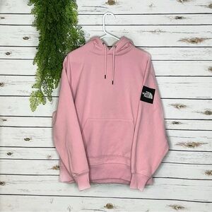The North Face Women’s Heavyweight pink hoodie size L